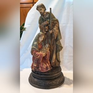 LOWER PRICE: Nativity Scene Decor on Stand, Great Condition, One Piece, EUC